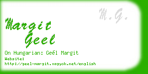 margit geel business card